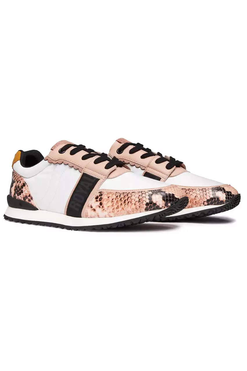 Women's Royal Albartross Golf Shoes | The Strider Luxe Nude Snake