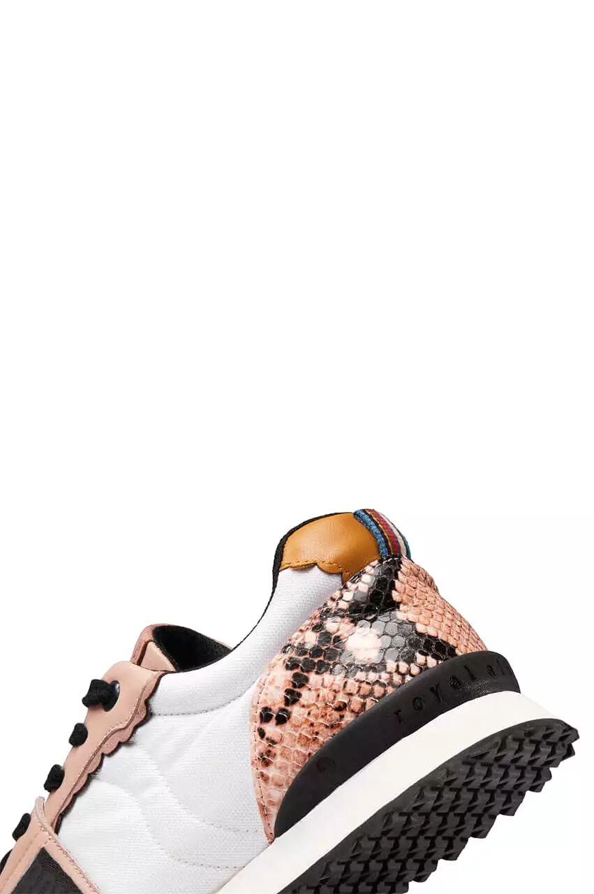 Women's Royal Albartross Golf Shoes | The Strider Luxe Nude Snake